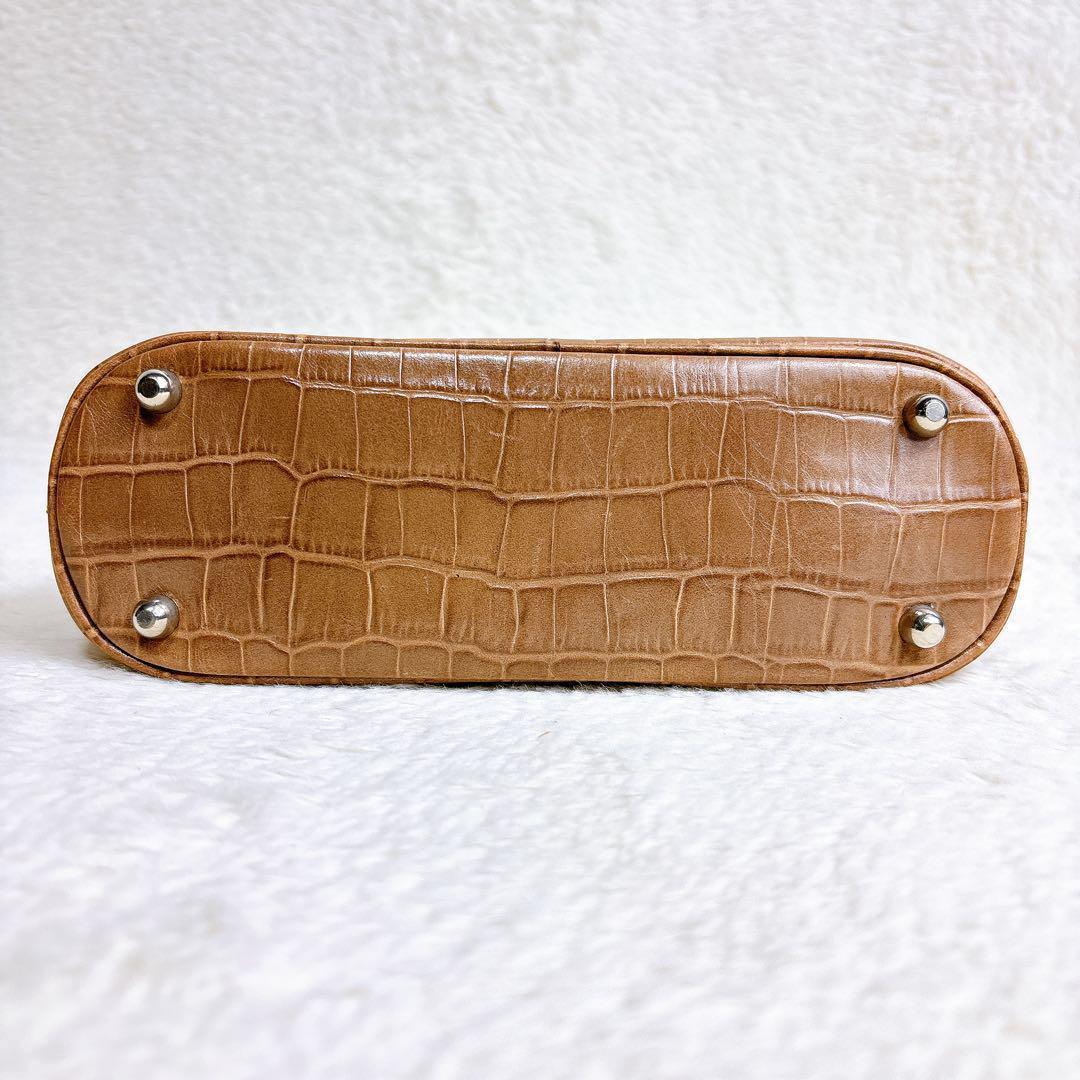 FOXEY マカロンバッグ 型押し everyday success bag