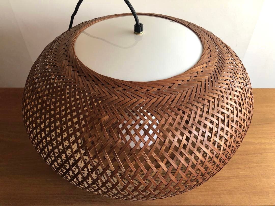 近藤昭作 竹のあかり ヤマギワ ペンダントライト 照明 ヴィンテージ 古民家