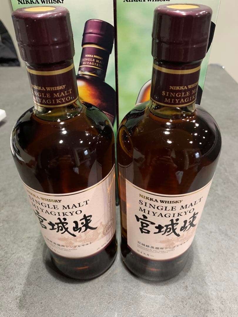 新品　宮城峡　ウィスキー　2本　箱付き