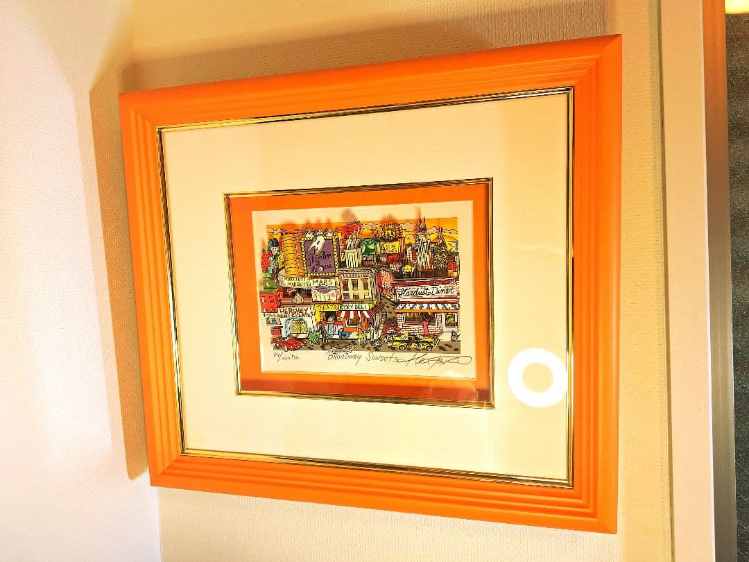 【早い者勝ち】【希少】最終価格　チャールズ・ファジーノ　ブロードウェイサンセット