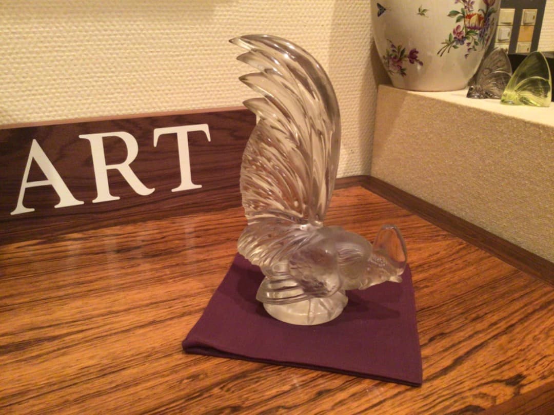 ラリック「ニワトリ」1928年のモデル　美品