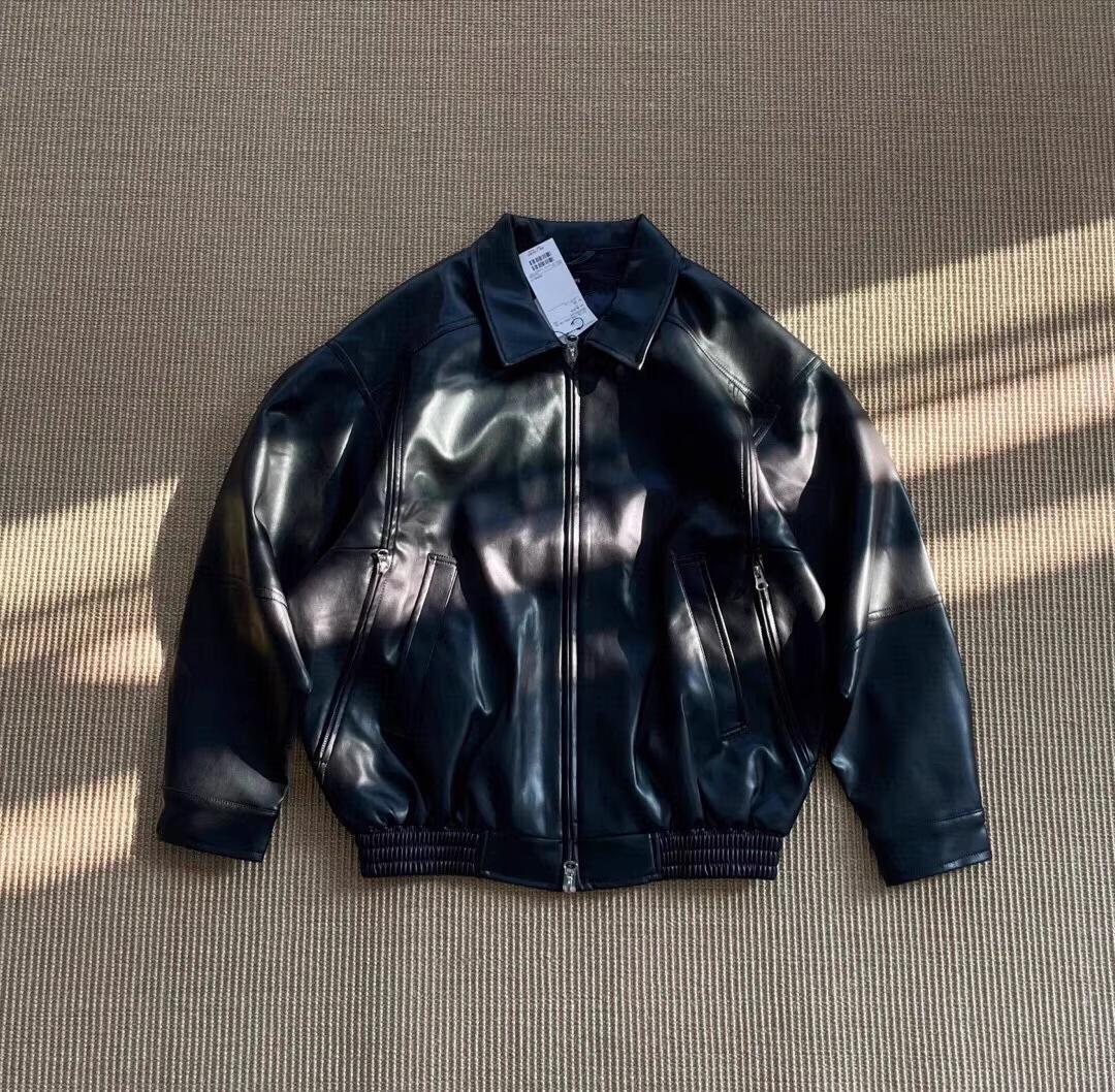 BEAMS ビームス　レザーブルゾン　レザージャケットMサイズ