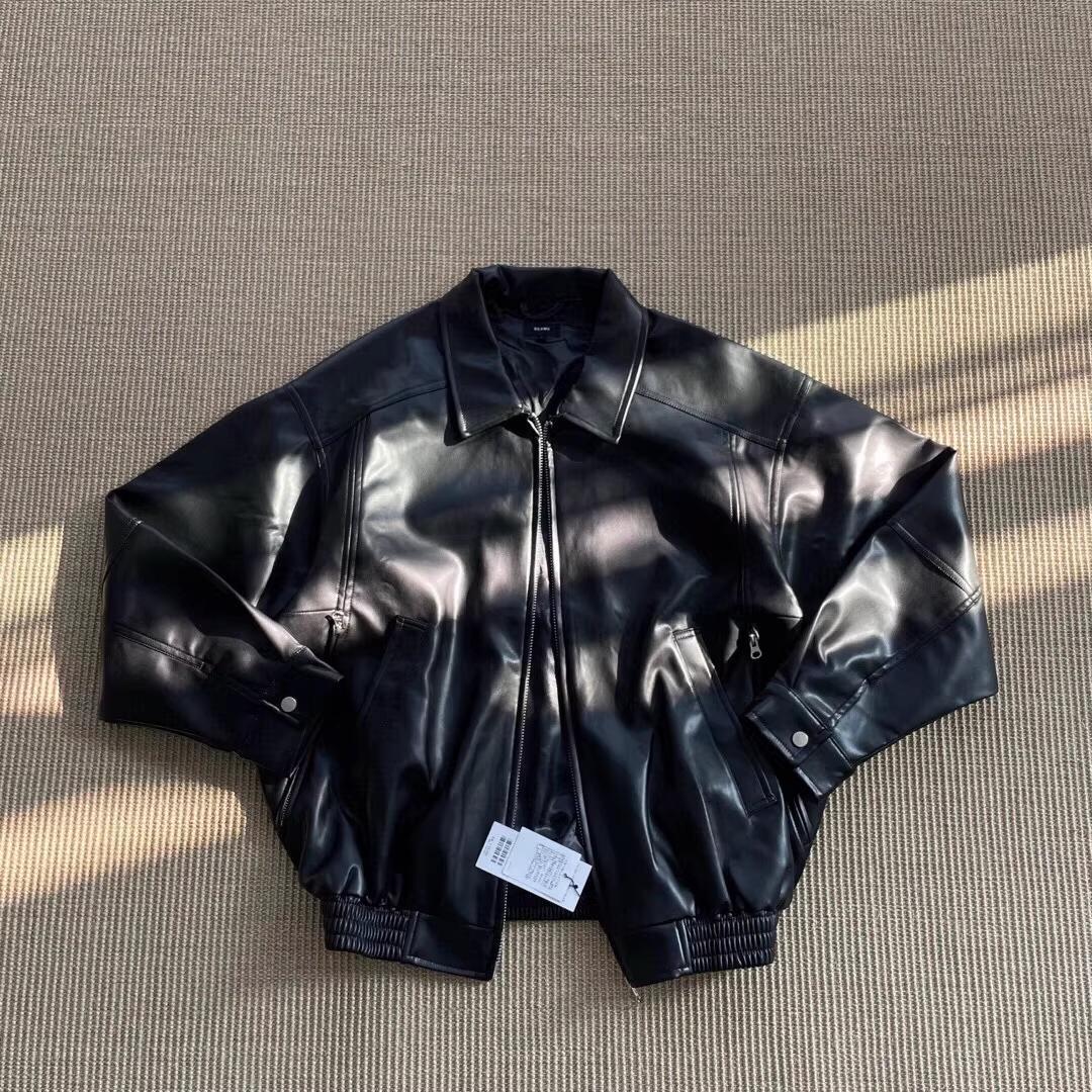 BEAMS ビームス　レザーブルゾン　レザージャケットMサイズ