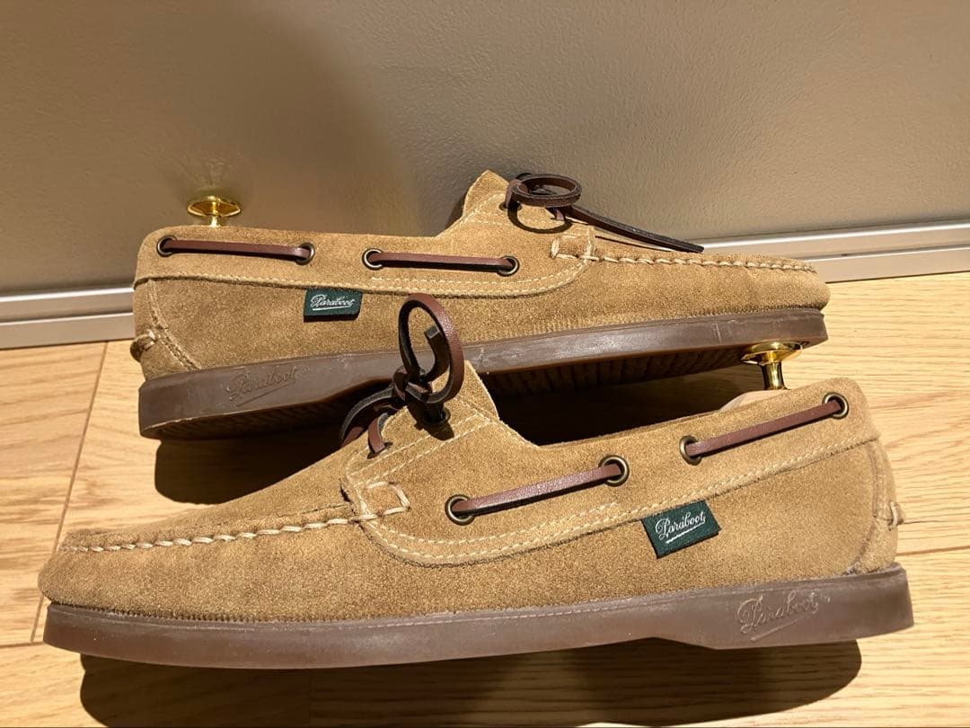 パラブーツ　バース　6/ ベージュ スエード　美品