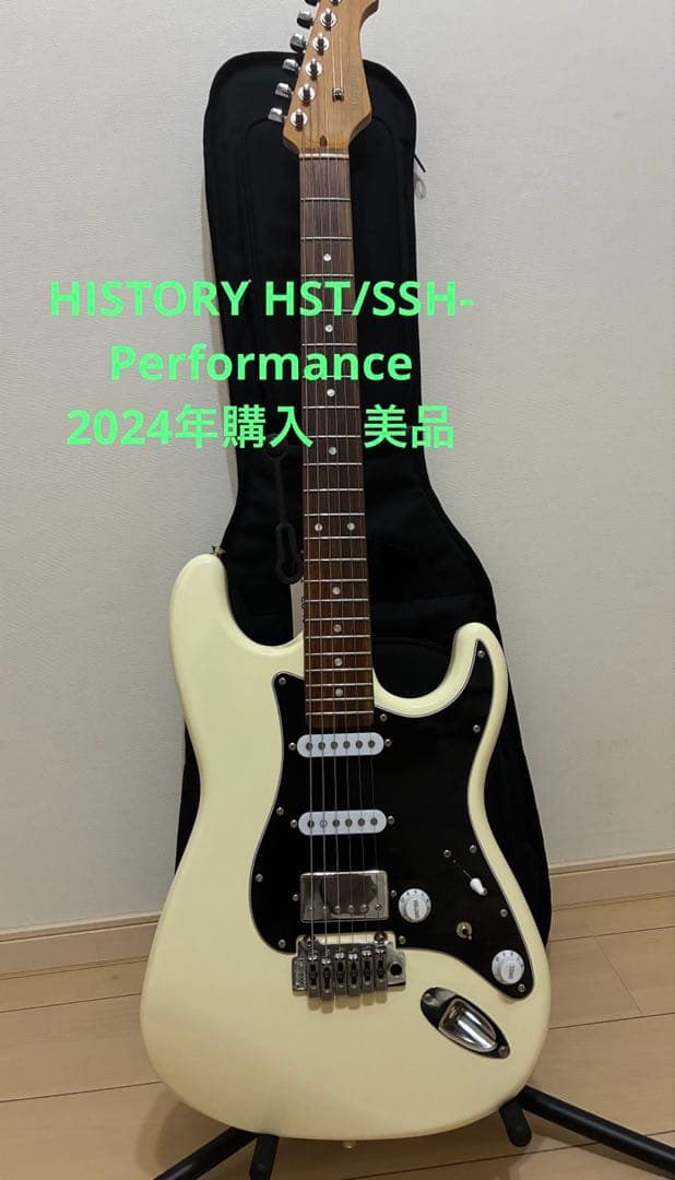 HISTORY HST/SSH-Performance ホワイト 弦は新品交換済