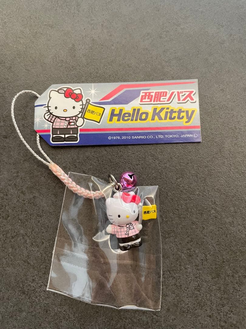 激レア　ハローキティ　根付ストラップ　西肥バス　長崎　佐世保