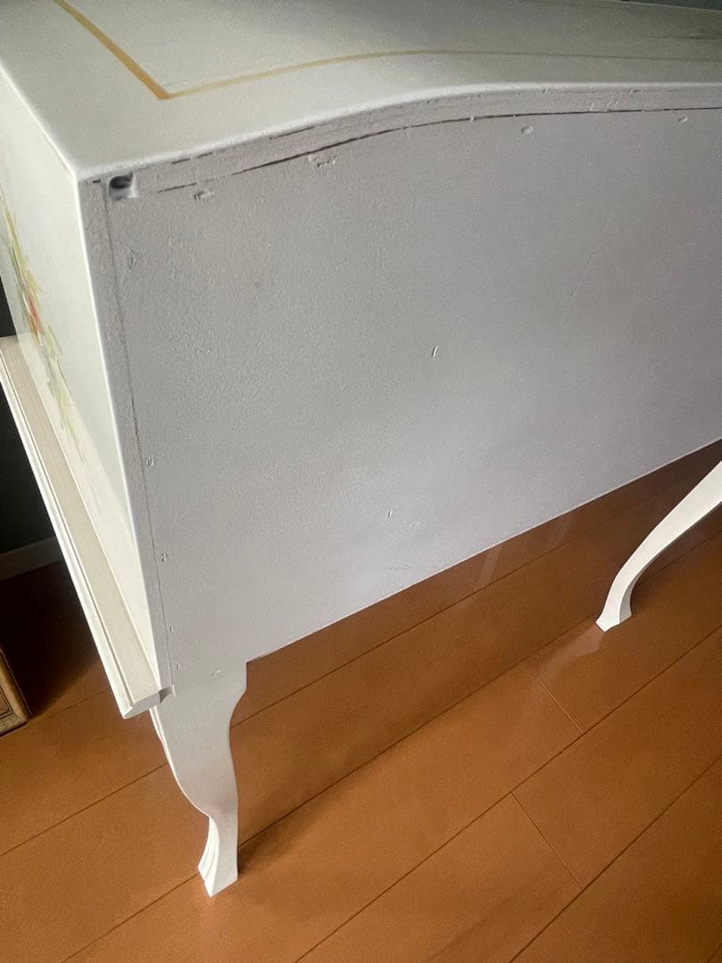 イタリア製❀︎花柄❀︎猫足ライティングビューロー・デスク(送料込み)