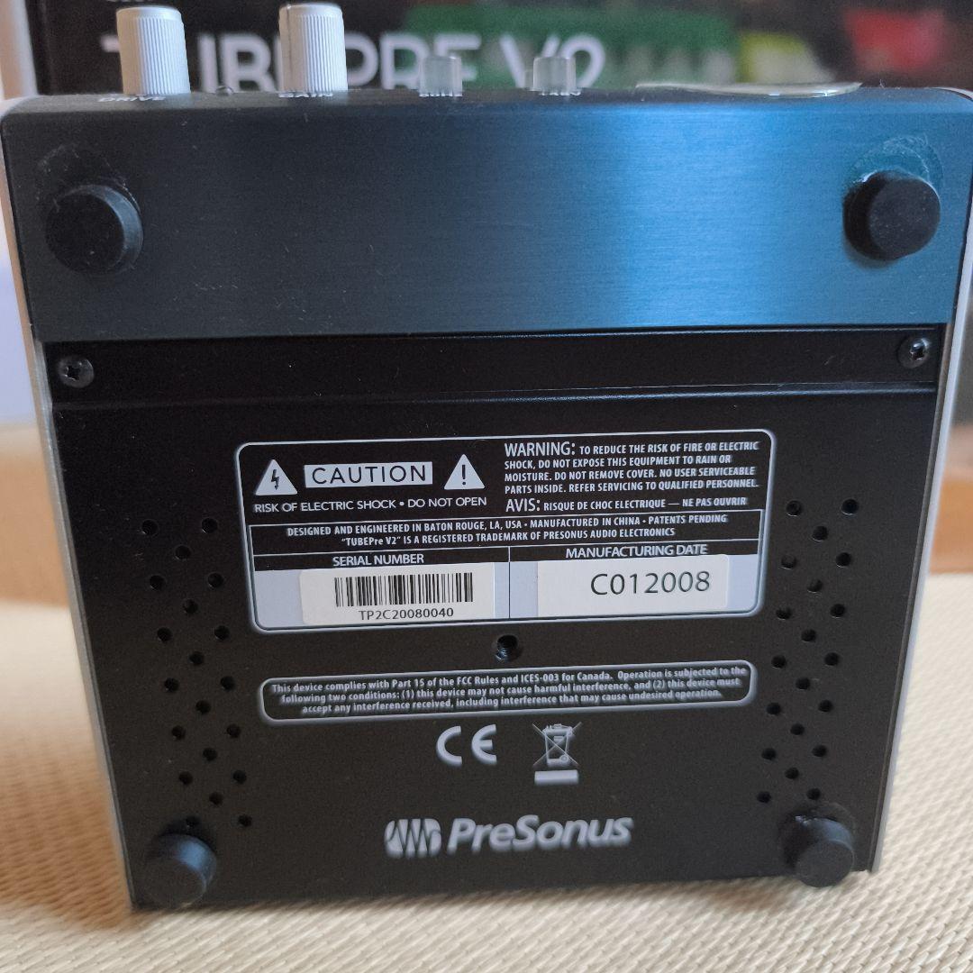 PreSonus TUBEPre V2 マイクプリアンプ