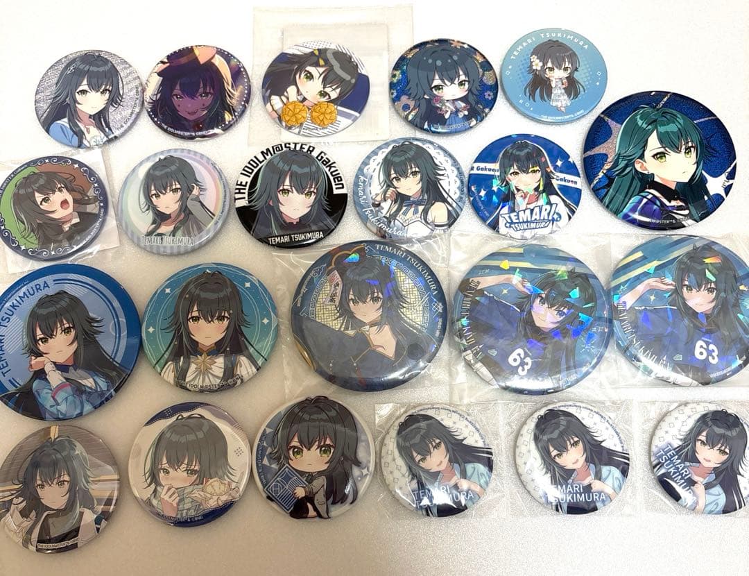 月村手毬缶バッジ セット