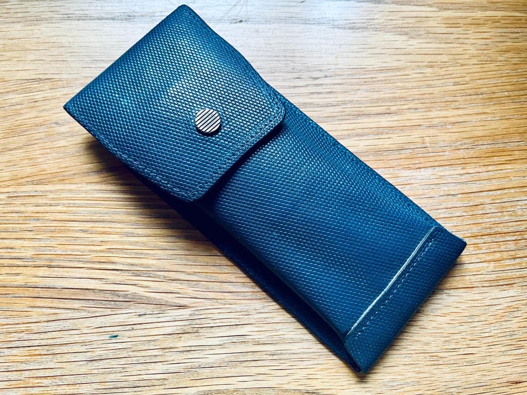 【POSTALCO】廃盤・稀少品ファウンテンペンケース（ネイビー）