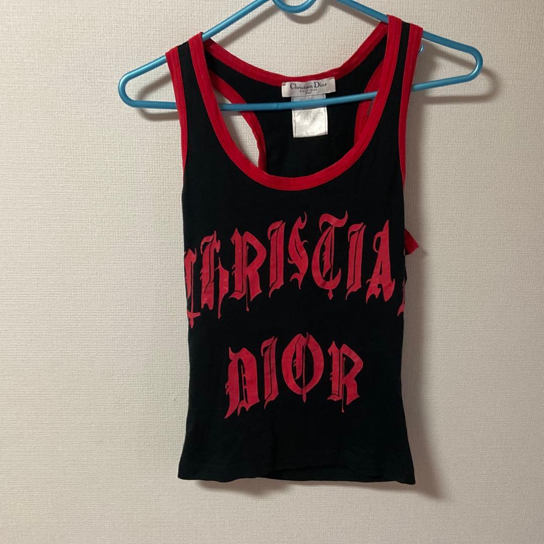 Dior タンクトップ　ガリアーノ期　黒