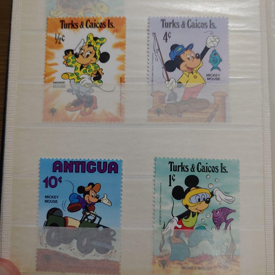 Disney 切手　年代物　その他　34枚セット