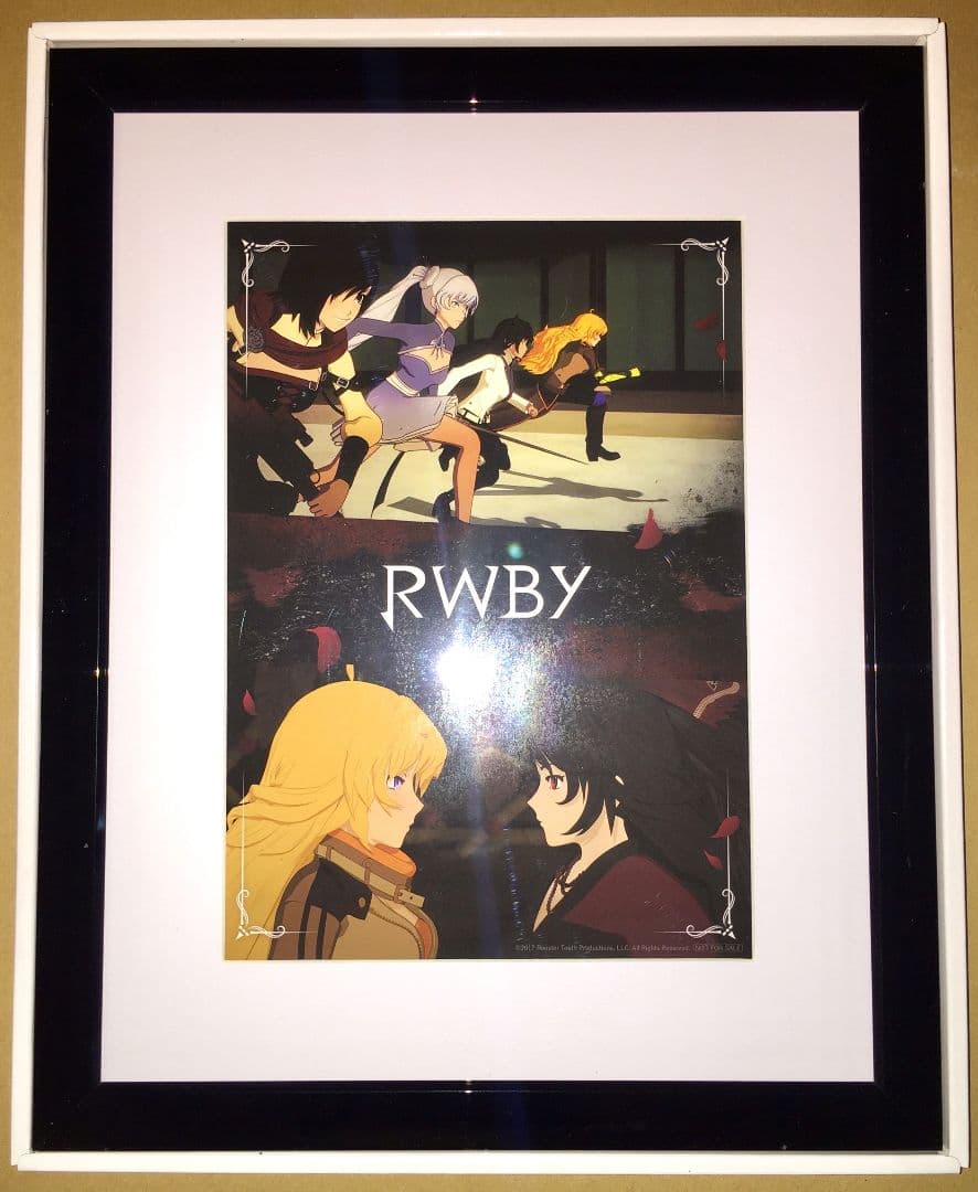 【非売品】アニメ「RWBY」キャラファイングラフ 複製原画 ルビー 氷雪帝国