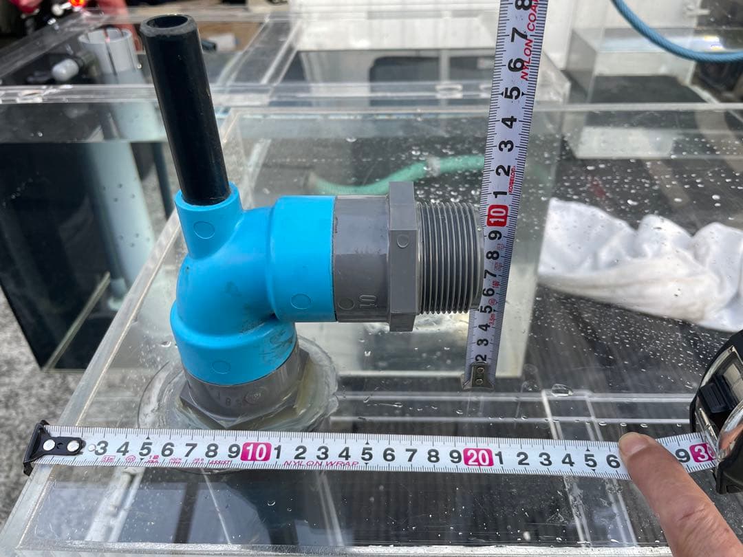 アクリル水槽　オーバーフロー　 1200mm x 450mm x 450mm