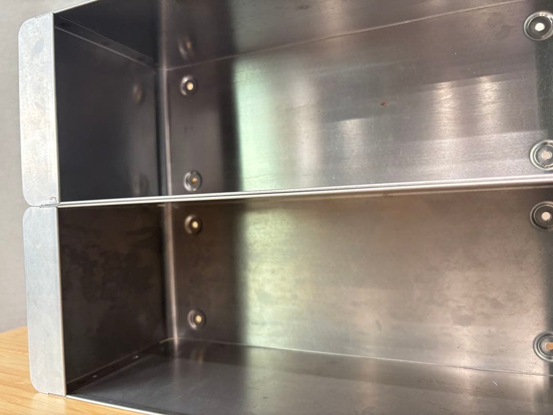 【中古】スノーピーク CK-025 ステンボックス ハーフユニット 2セット