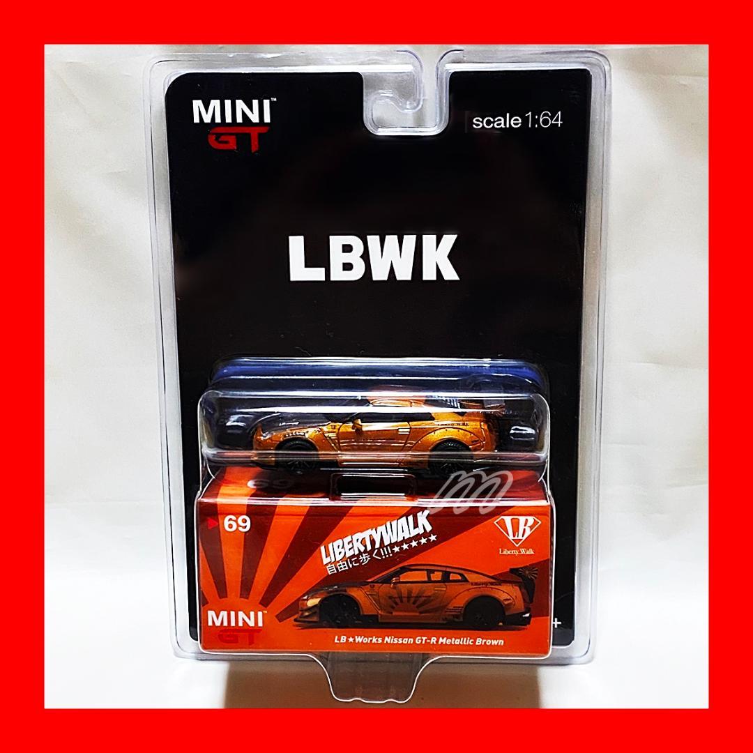 ⭐️MINI GT LB★Works NISSAN GT-R メタリックブラウン