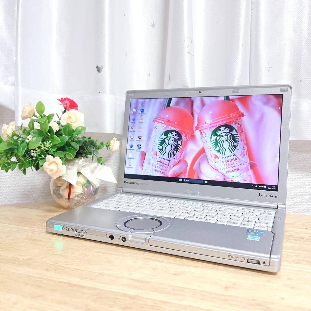 美品、高速SSD、快適、win11、オフィス2021、バッテリー長持ち、イラレ