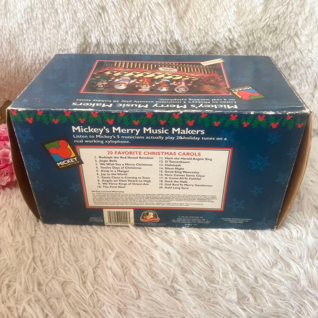 ディズニー クリスマス 演奏　音楽　置物　ミッキーメリーミュージックメイカーズ