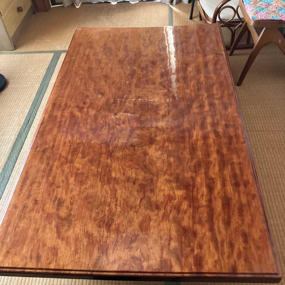 ヴィンテージ　総無垢　一枚板座卓　持ち帰りオンリー