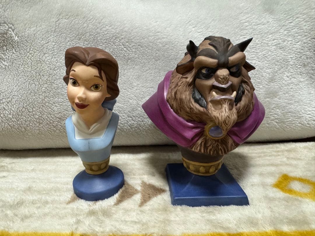 ベルとビースト 美女と野獣フィギュア　 陶器フィギュア⚠️(割れあり)