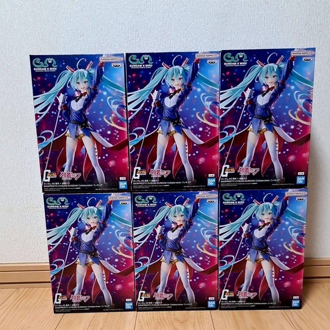 ガンダム45周年×初音ミク コラボフィギュア 6体セット