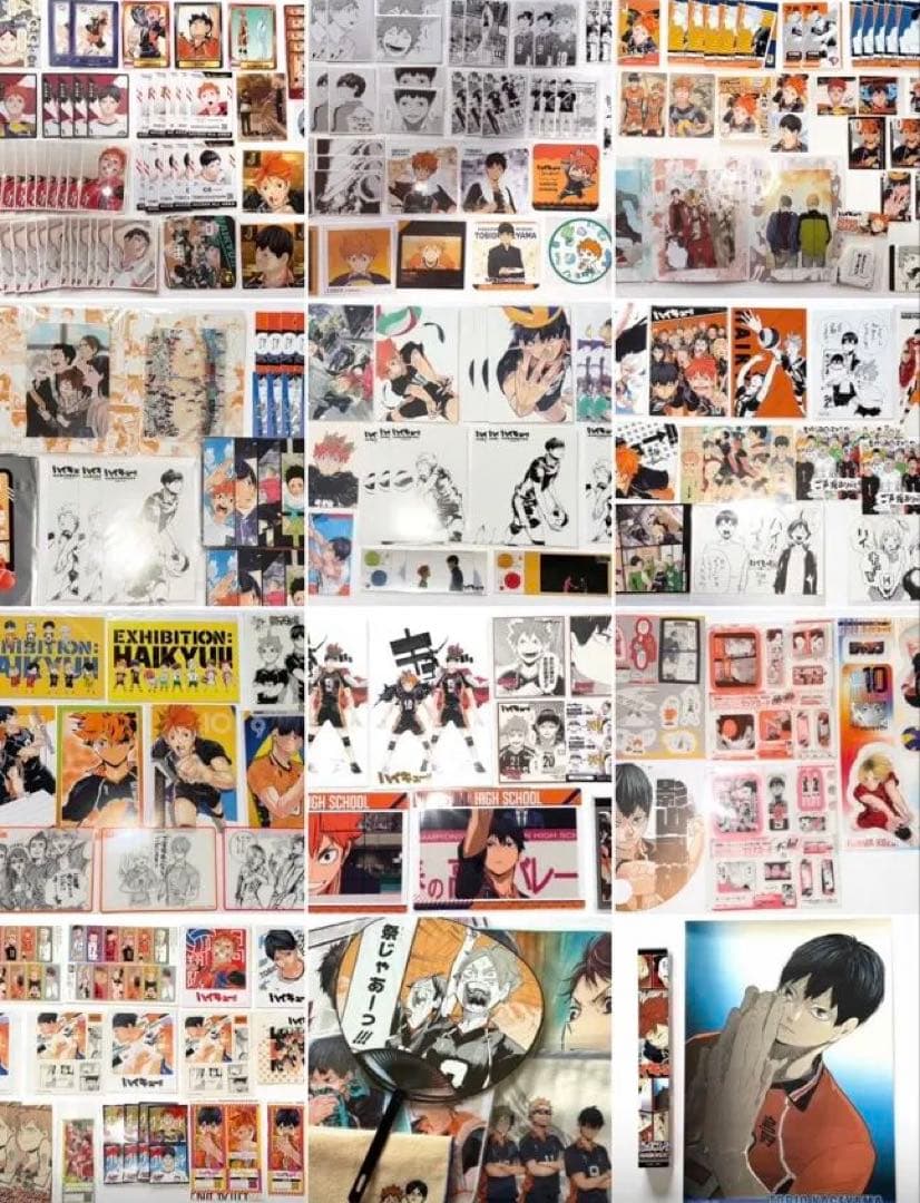 ハイキュー‼︎ アクスタ アトコ ぬい 缶バッジ等500点以上まとめ売り
