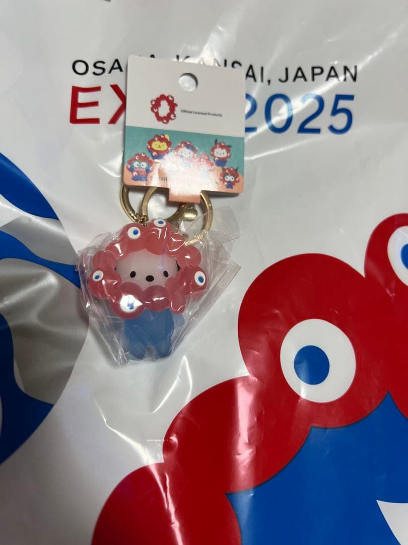 万博　サンリオキャラクター 立体マスコットクリアキーホルダー コンプリートセット