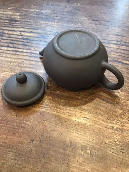 中国朱泥急須　讃入り