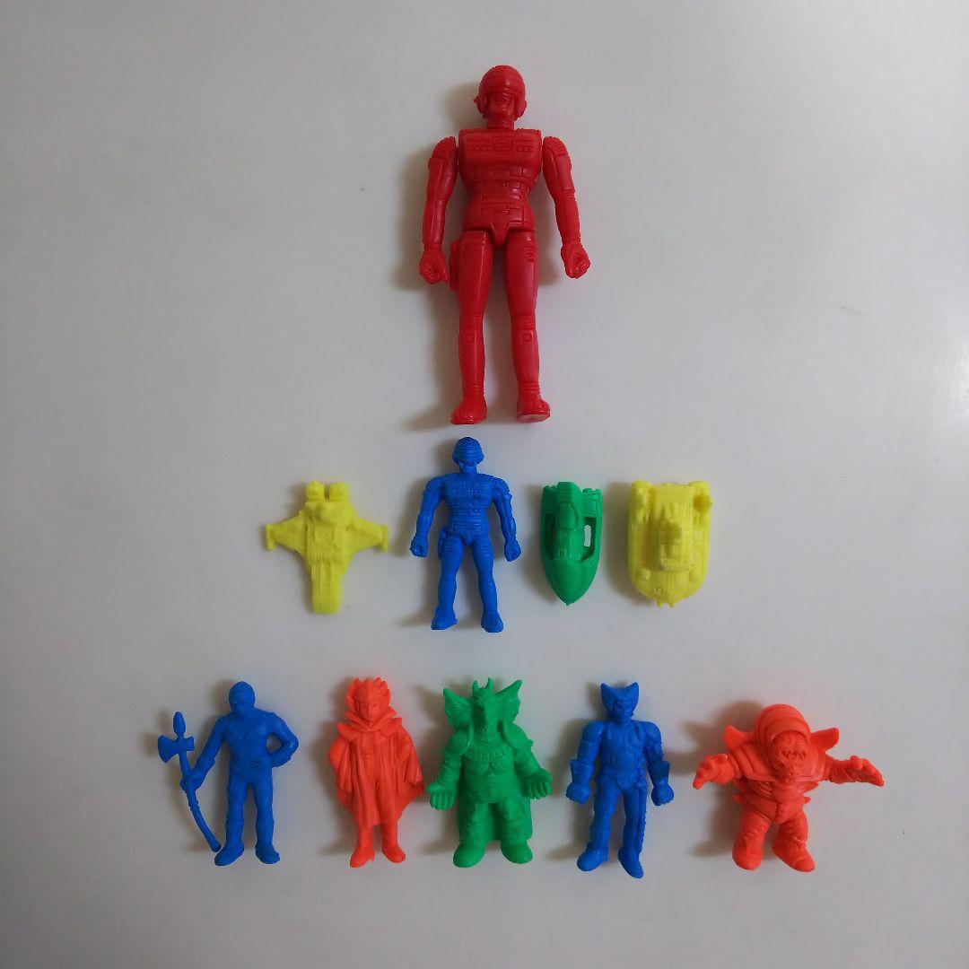 「宇宙刑事シャリバン」消しゴム１０個セット（美品・１９８３年）