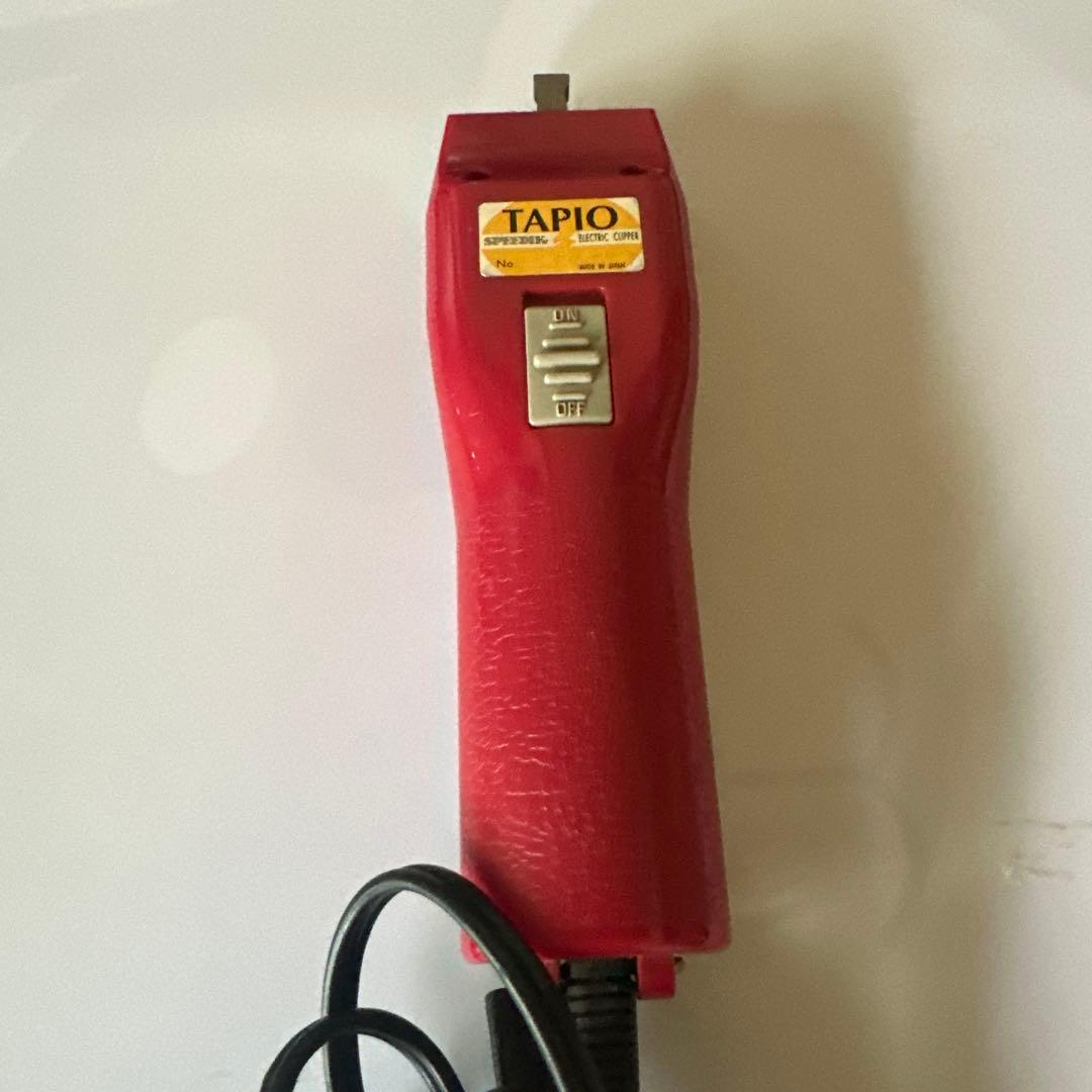 スピーディック　TAPIO バリカン 赤
