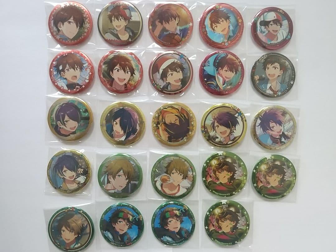 あんスタ キャラバッジ 缶バッジ 千秋 鉄虎 忍 翠 流星隊