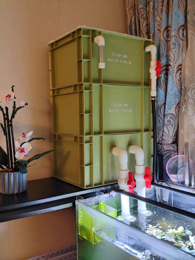 大型水槽用万能フィルター 最強濾過槽　外部式飼育濾過装置器　アクアリウム濾過槽