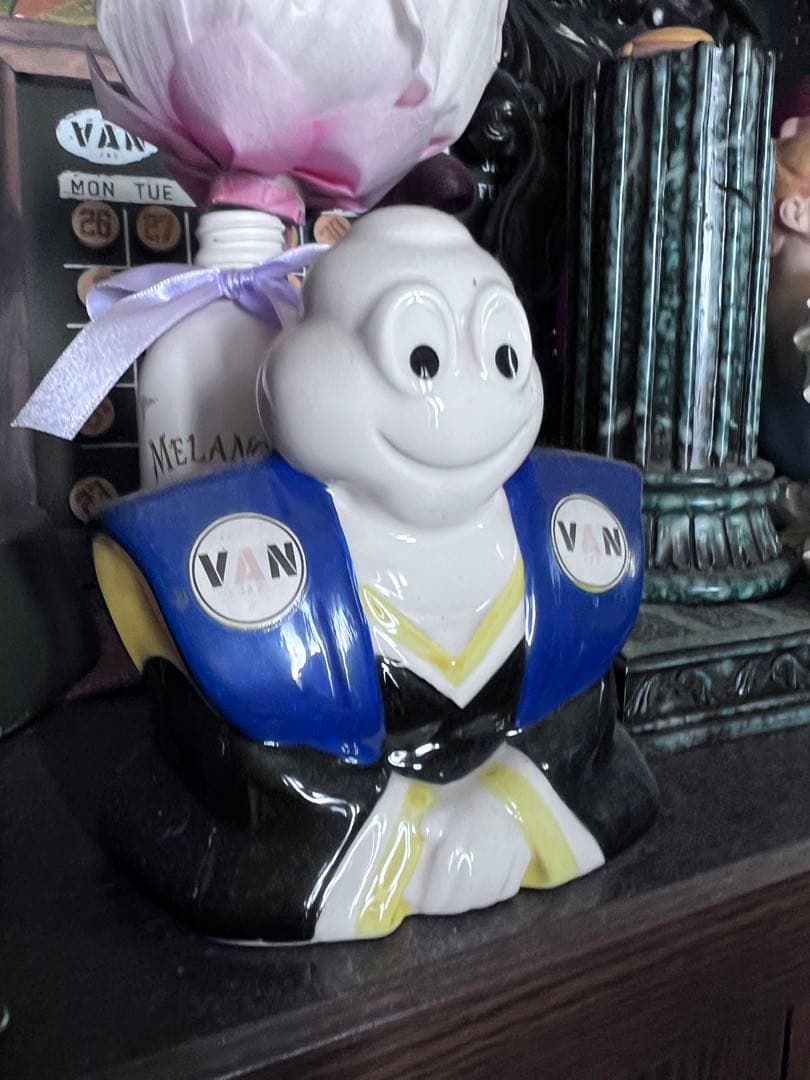 ヴィンテージMICHELIN ビバンダムキャラクター像 陶器製、貯金箱