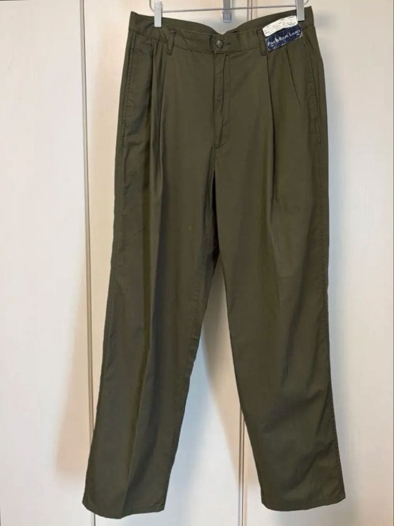 80s 90s DEAD STOCK ラルフローレン ポロチノ andrew