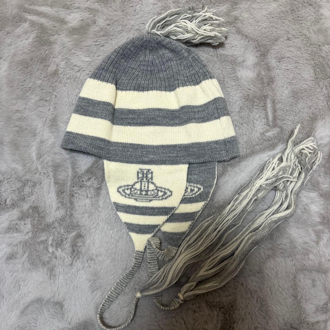 vivienne westwood ニット帽 フラップ付ワッチ