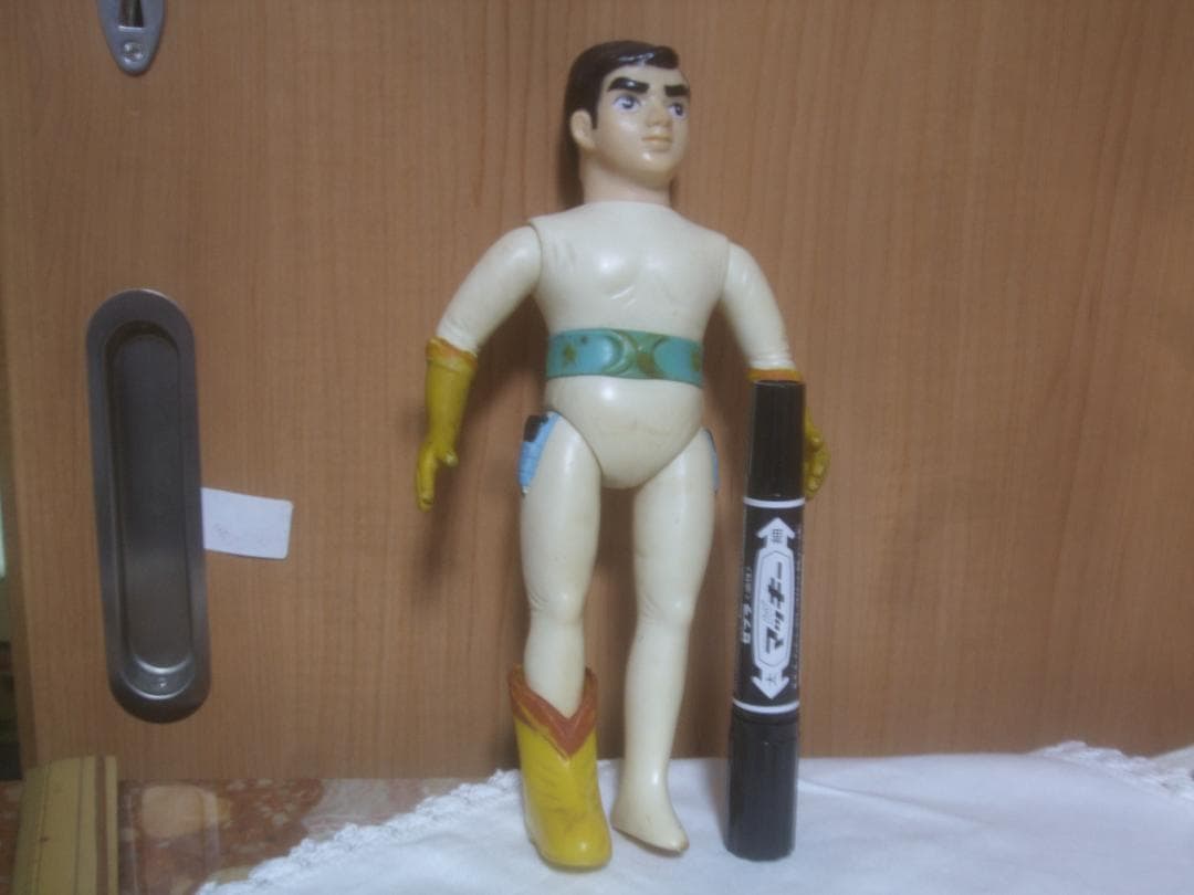 当時物★月光仮面 ソフビ★宣弘社・バンダイ