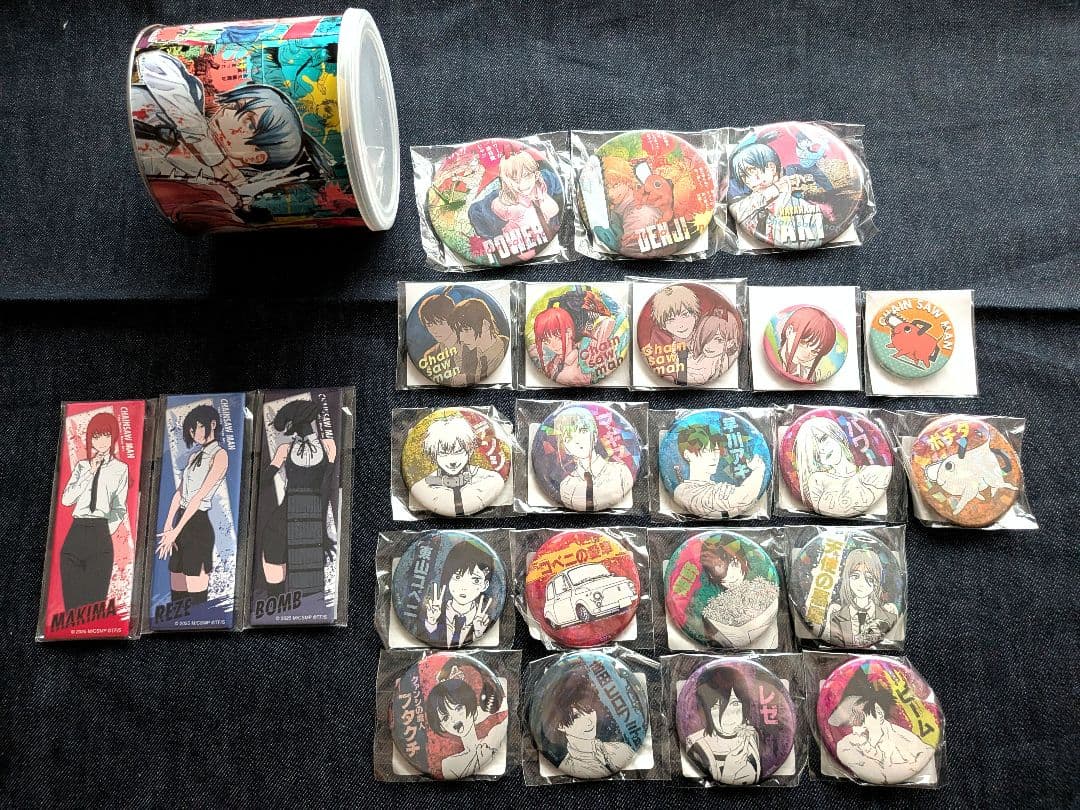 チェンソーマン　缶バッジ　セット　原作柄