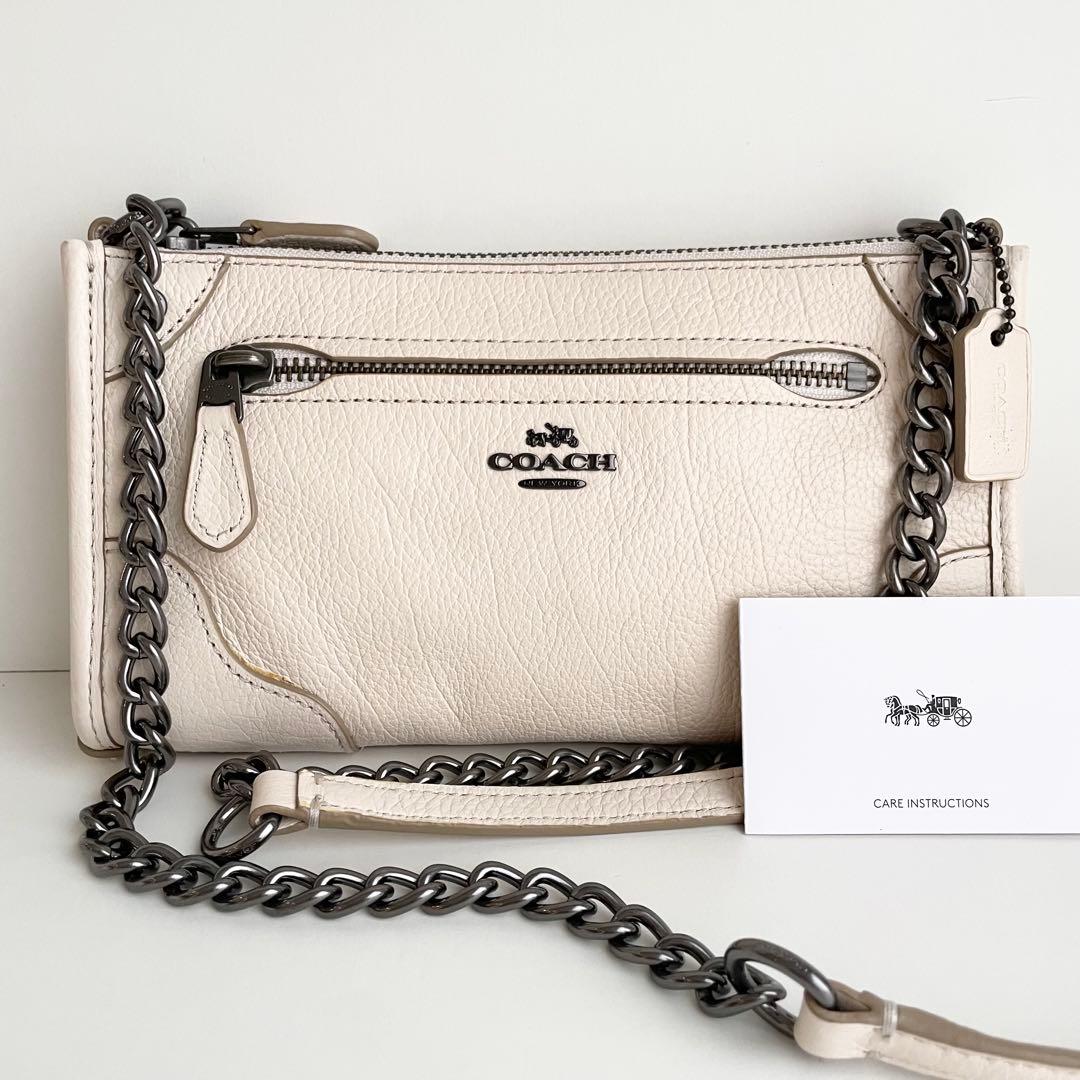 コーチ COACH ショルダーバッグ ミッキー レザー チェーン 新品保管