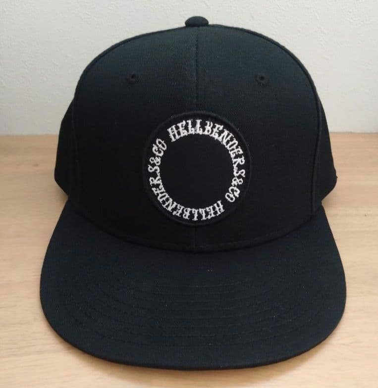 ヘルベンダーズ　サークルロゴ　キャップ　ブラック