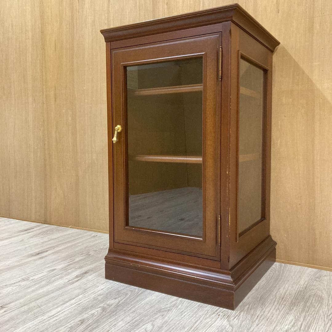 【マルニ】地中海シリーズ　ガラスキャビネット　コーナーキャビネット