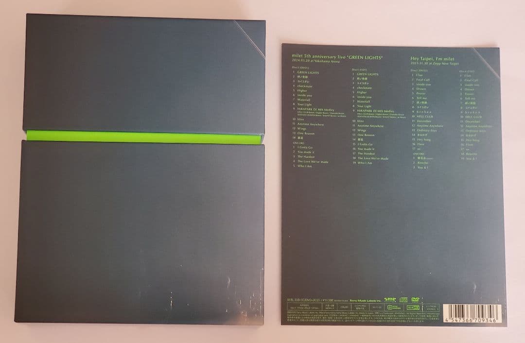 ミュージック milet 5th live GREEN LIGHTS 2DVD+2CD