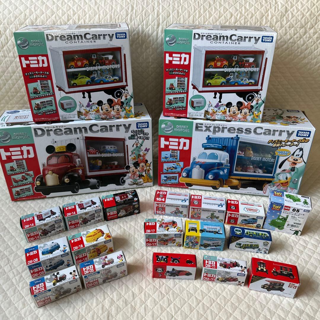 トミカ ディズニー ドリームキャリー ミッキー ドナルド コンテナ トミカ17台