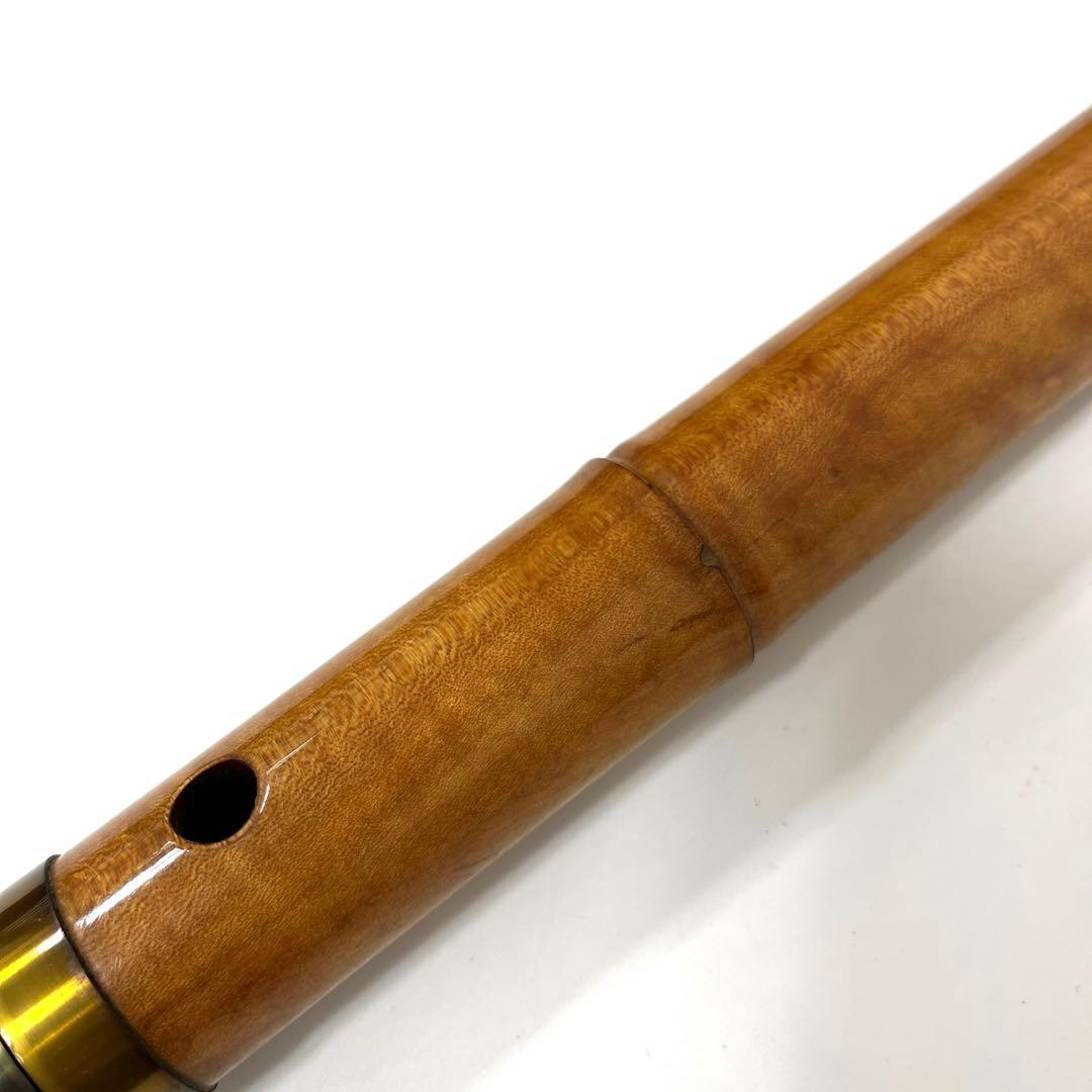 和楽器　尺八　本体　一尺八寸
