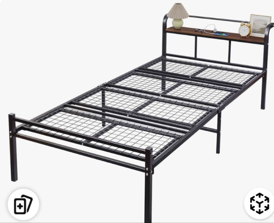 NITORI Sパイプベッド バジーナ C BK 引き取りOKです。