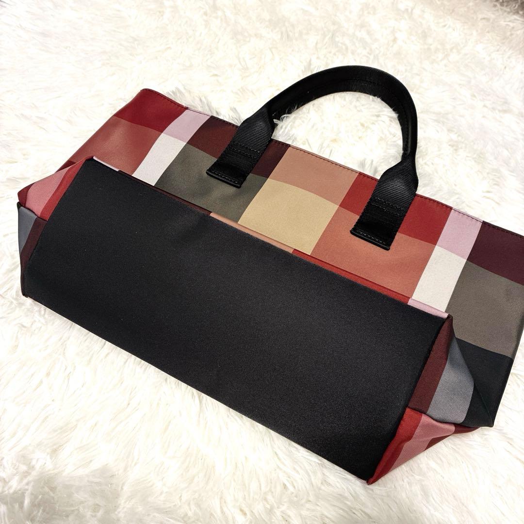 非売品　BLACK LABEL オリジナルレッドチェックトート　ノベルティ