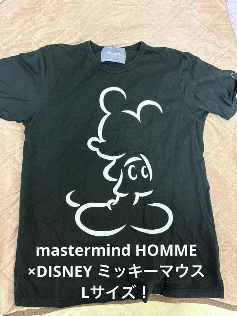 激レアL！mastermind HOMME×DISNEYミッキーマウスTシャツ黒