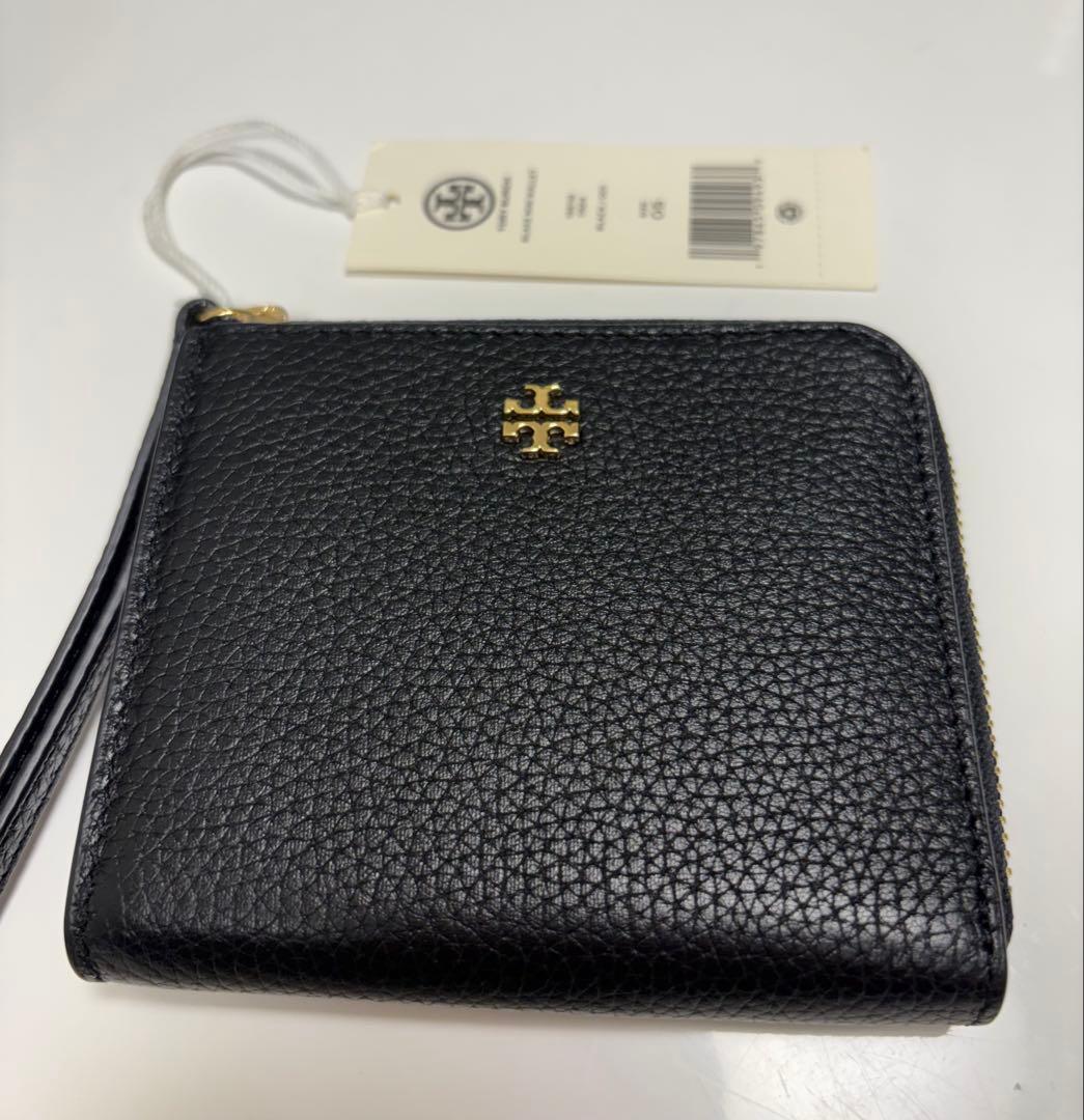 トリーバーチ　コンパクトウォレット　ブラック