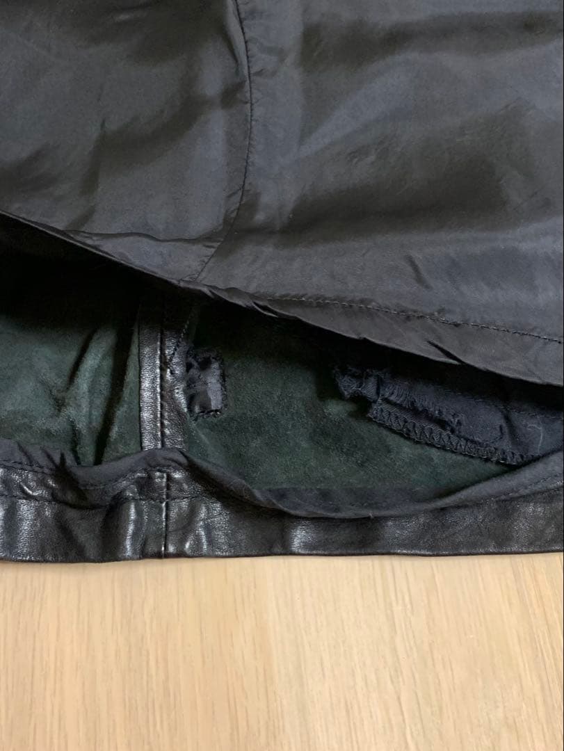 HALB ボア レザージャケット boa biker jacket 00s