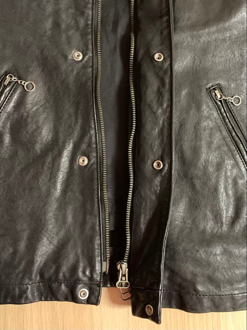 HALB ボア レザージャケット boa biker jacket 00s