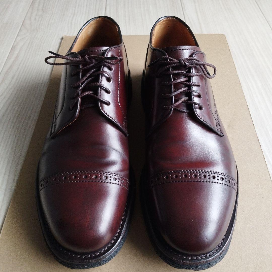 ジョンストン＆マーフィー　バーガンディ　コードバン使用‼️　ドレスアップシューズ
